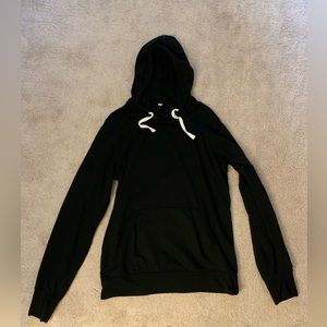Black lightweight hoodie